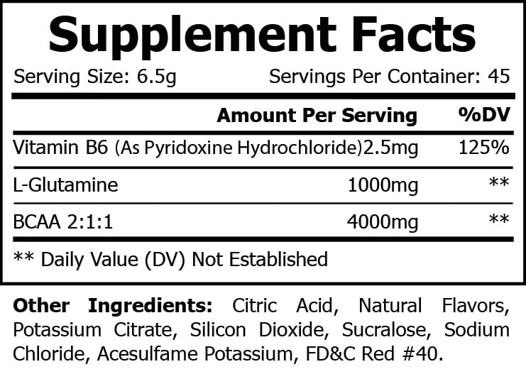 BCAA Fruit Punch /45 Servings